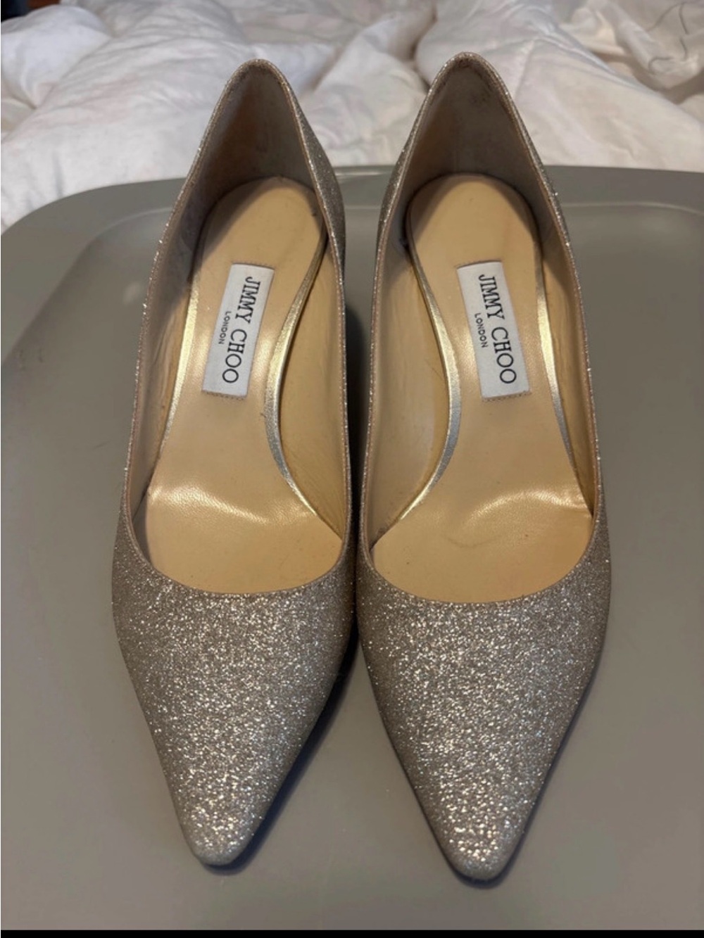 Jimmy Choo Women's Romy 60 Pumps in Champagne